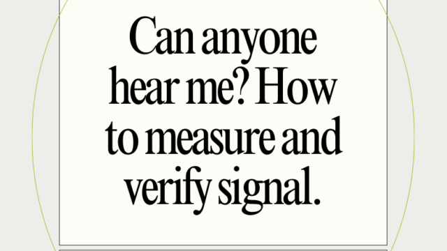 Measuring Signal